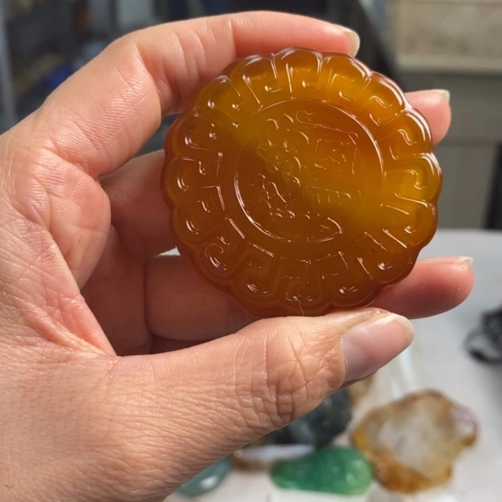 玛瑙/玉髓吊坠(不含链)未镶嵌