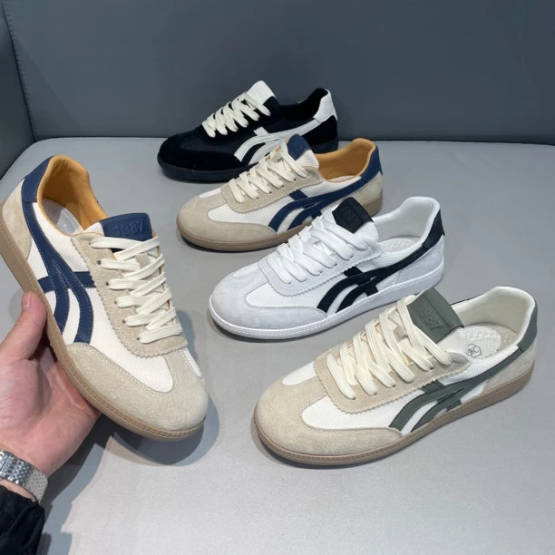 阿甘鞋子低帮板鞋复古透气休闲春夏季时尚休闲鞋时尚男鞋标准码