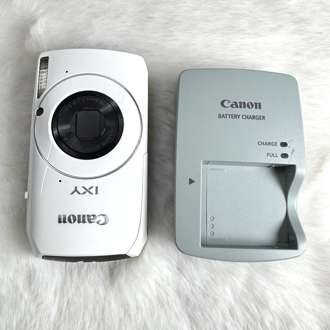 99新 Canon/佳能 ixus300hs 奶白 日英版 08新编号4550