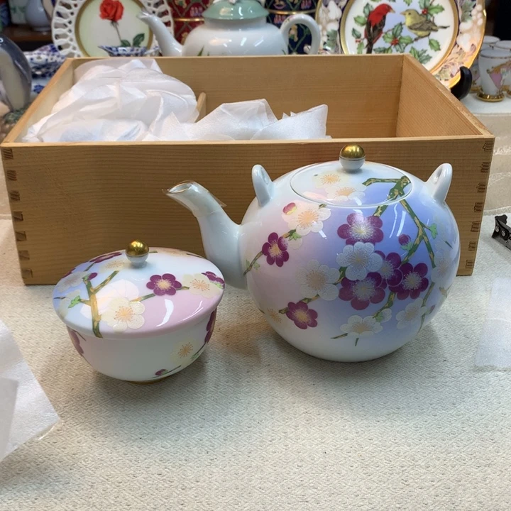 瓷片停产香兰茶具
