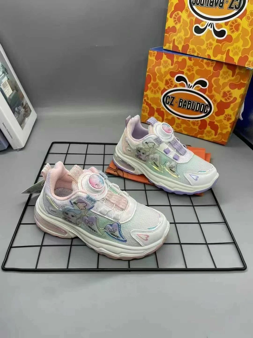 运动鞋运动风女透气童鞋时尚女童女鞋单鞋舒适鞋子网面