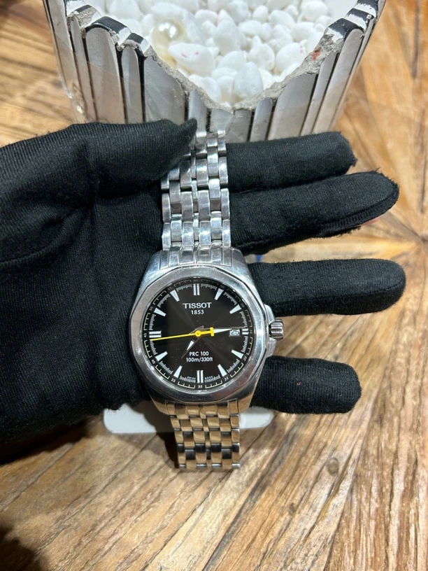 Tissot/天梭 日历钢带腕表15027