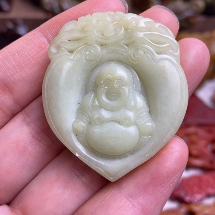 未镶嵌蛇纹石玉颈饰111