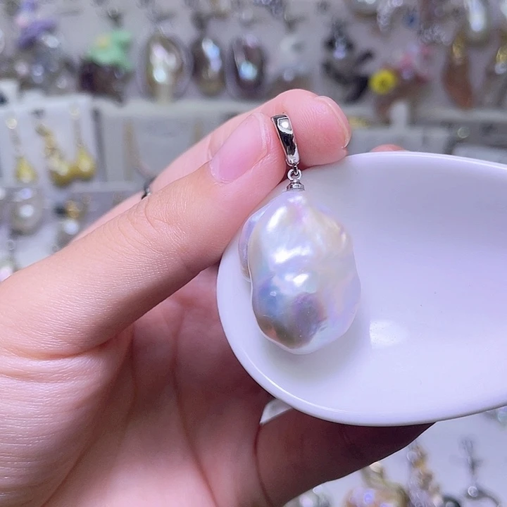 颈饰合金淡水珍珠57