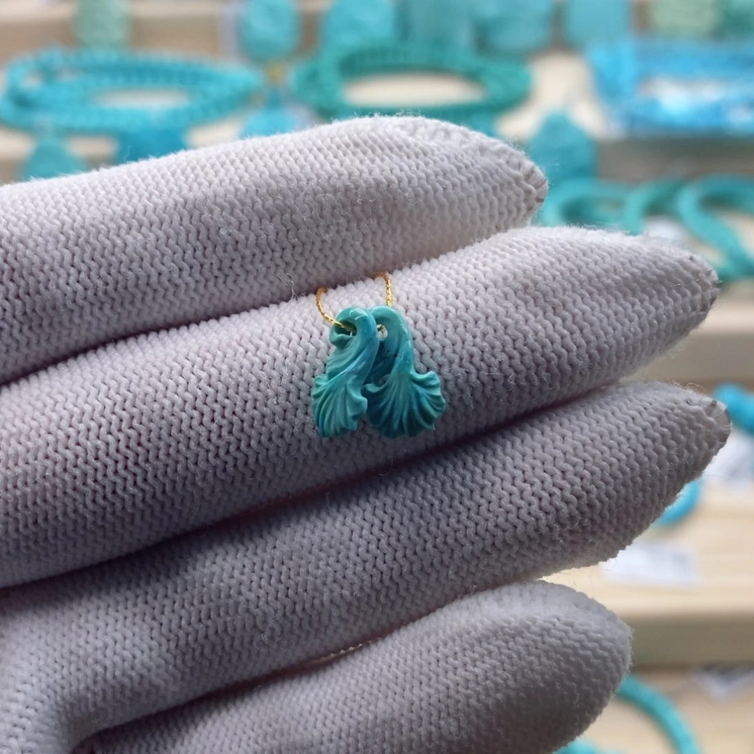 绿松石珠宝奇石未镶嵌