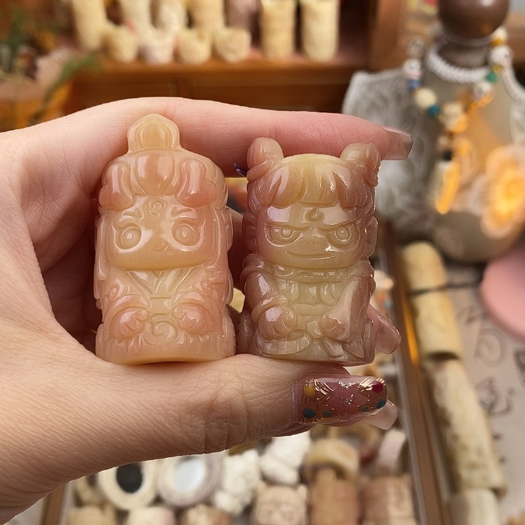 鹿骨把件夏**至M19马骨哪吒➕敖丙骨笛