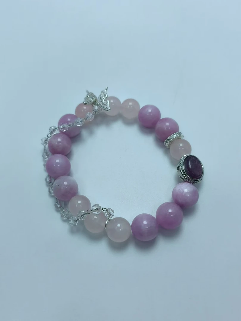 紫锂辉粉晶蝴蝶手串 B6001 多样性发货其一 气质 时尚 经典 珠宝