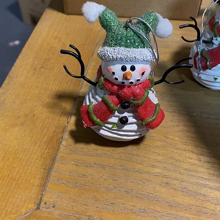 树脂制品小雪人树脂
