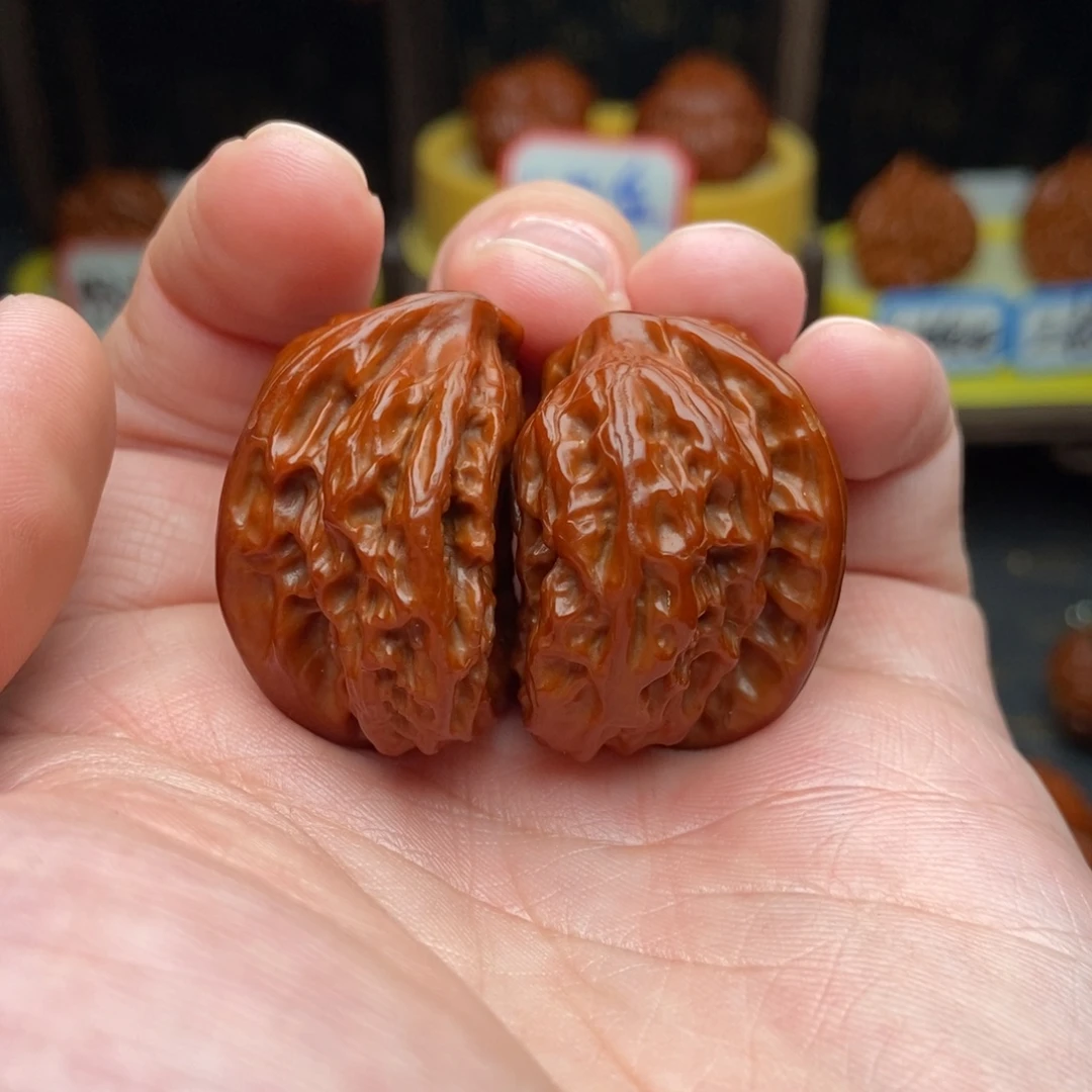 吊坠文玩核桃野狼半壁江山