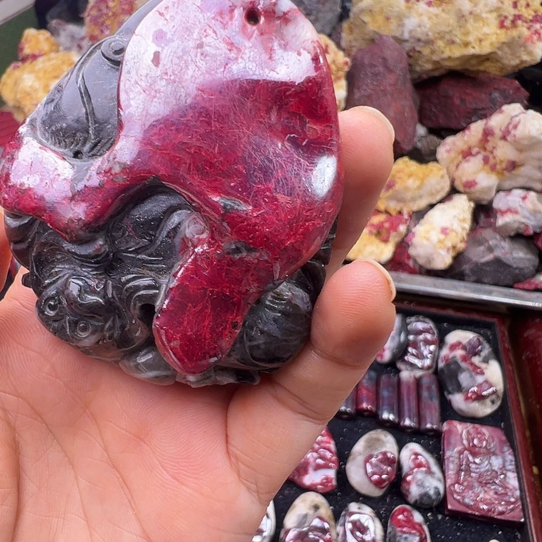 范***闲天然辰砂天然原矿朱砂