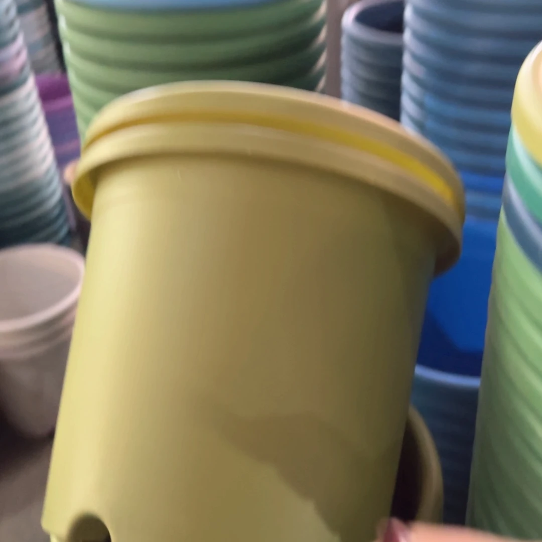 树脂四季盆5#无拖果绿微瑕6