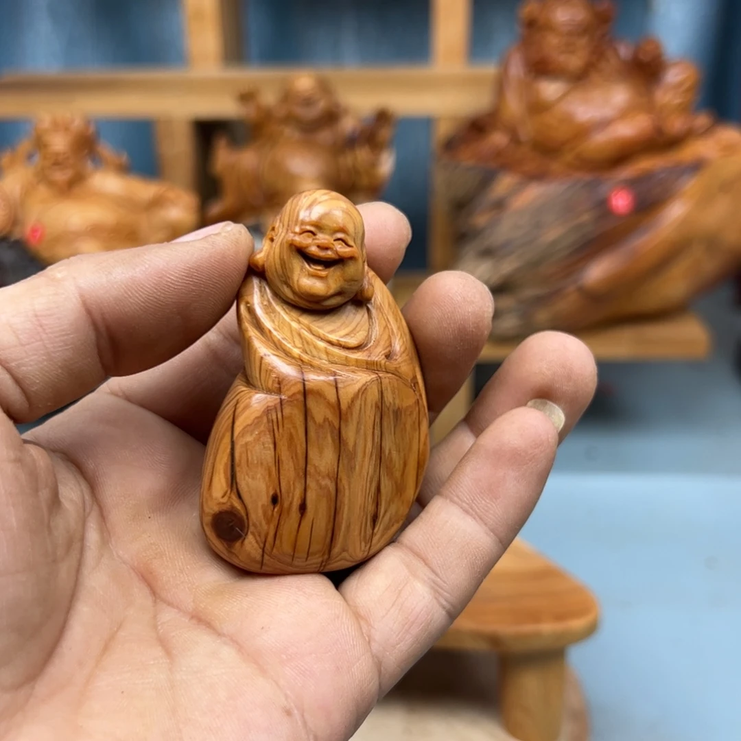 用***1木崖柏木摆件手把件