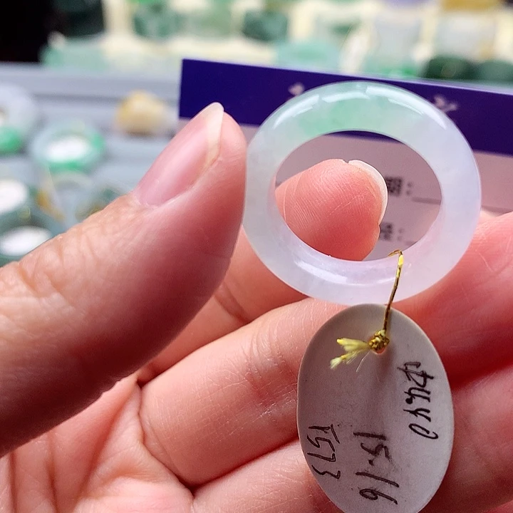 翡翠戒指未镶嵌15.16号