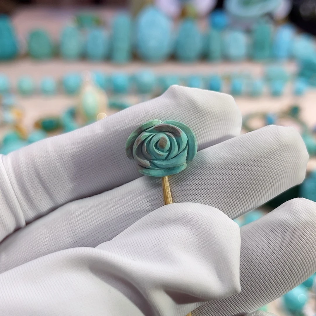 绿松石珠宝奇石未镶嵌