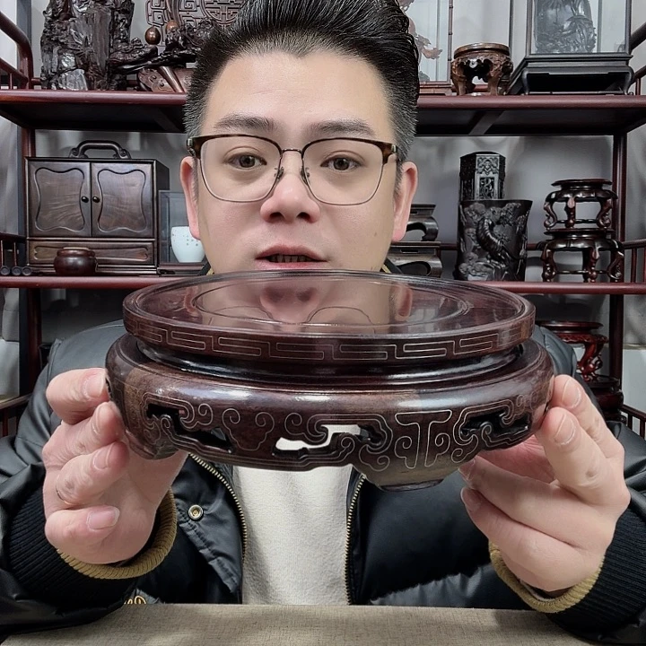 紫砂工艺品随*底座工艺品