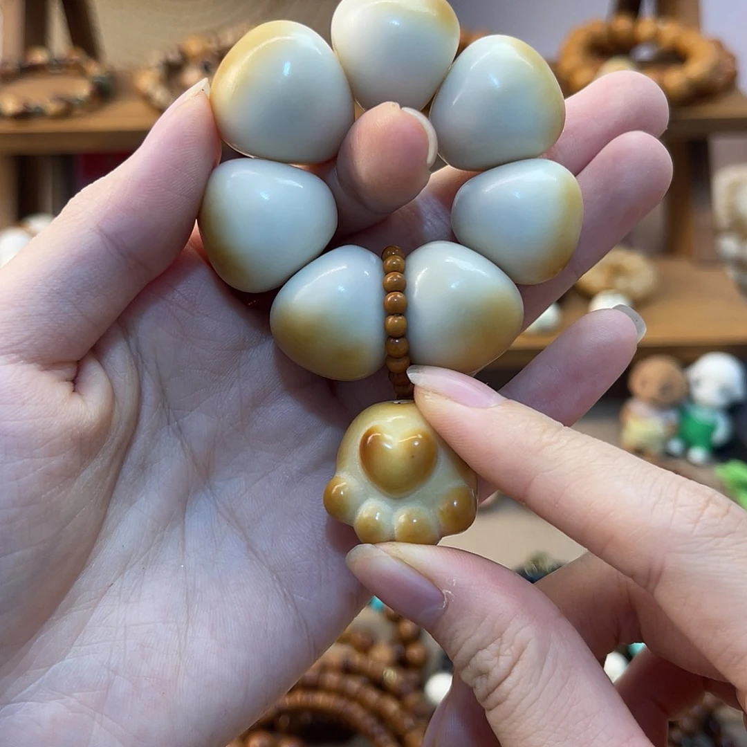 曦***吊坠菩提根/象牙果烤面包搭配猫爪