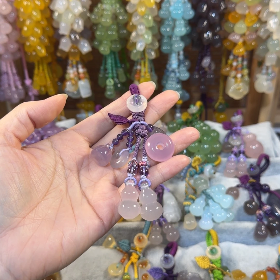 山***画未镶嵌钥匙挂件玛瑙/玉髓