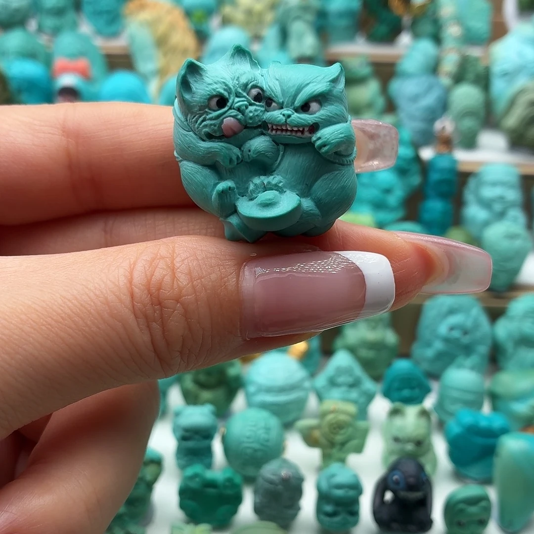 绿松石未镶嵌饰品