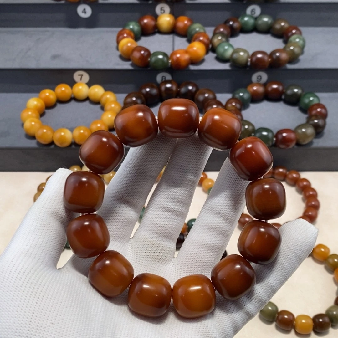 如***形菩提根/象牙果手串