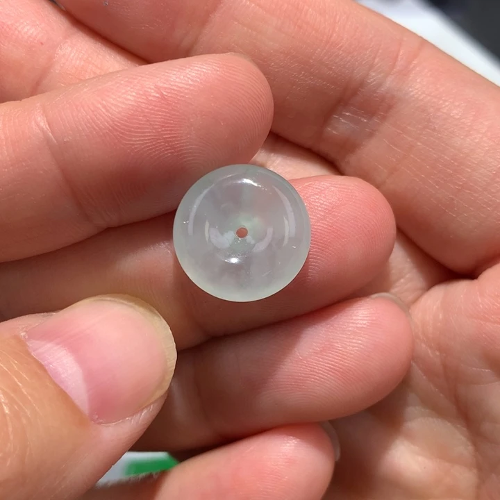 翡翠裸石翡翠平安扣