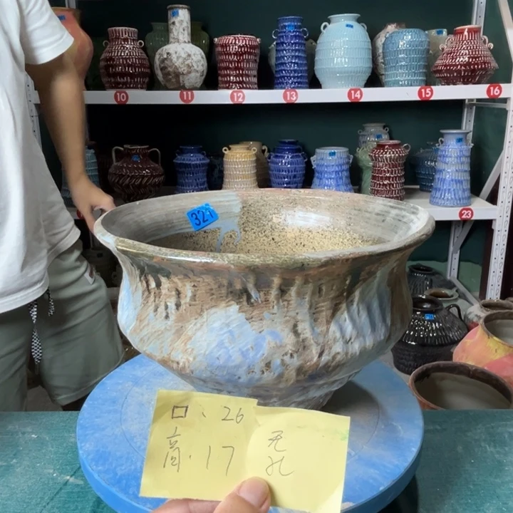 景德镇陶瓷花盆花器321