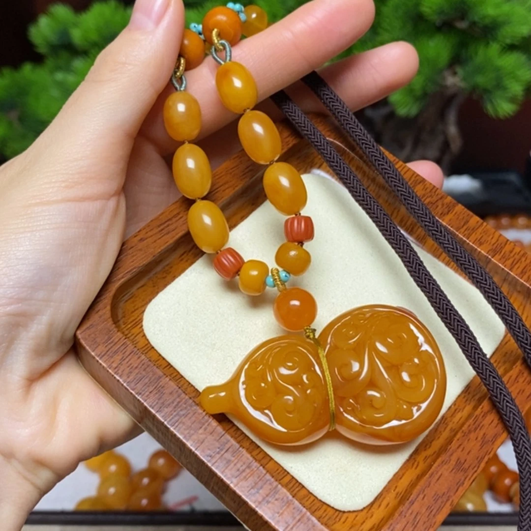 【闪购商品】蜜蜡颈饰未镶嵌项链