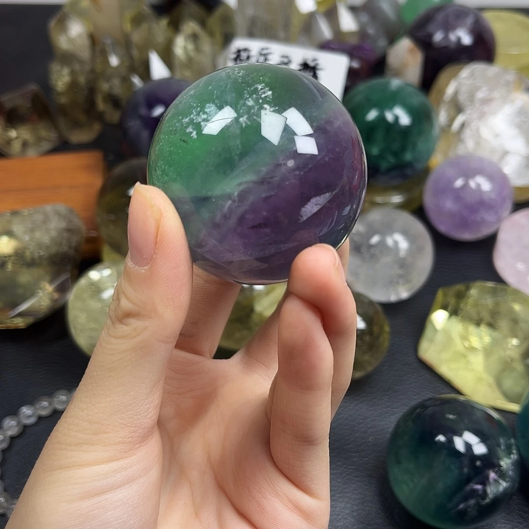 未镶嵌紫晶珠宝半成品208水晶石