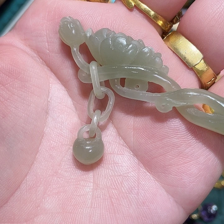 和田玉未镶嵌发簪