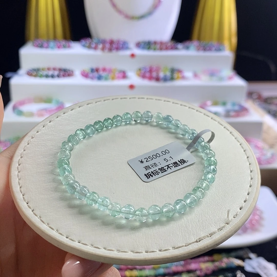 未镶嵌手链碧玺纯色