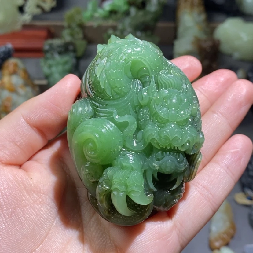 【闪购商品】和田玉未镶嵌把件蒙*牛定制