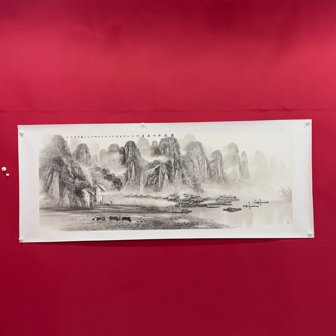 国画善*莫桂明小六尺作品