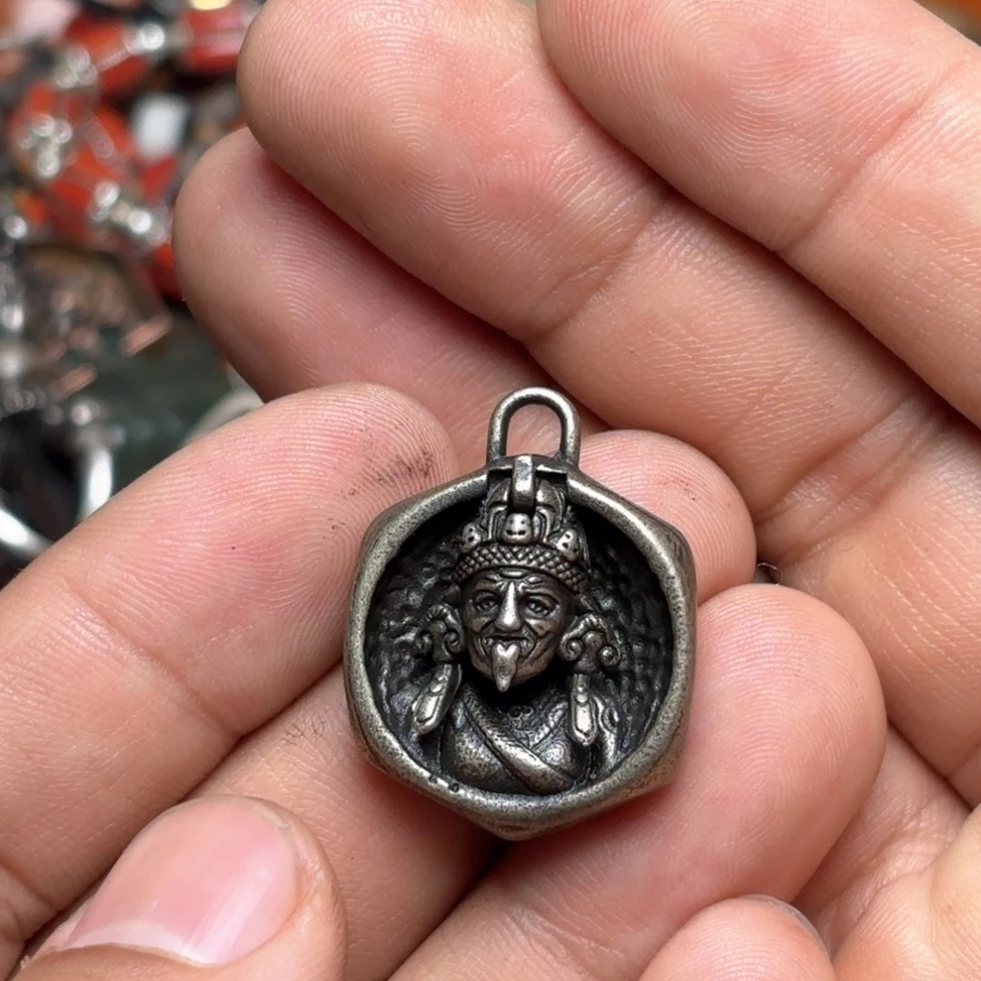 铜星月菩提挂件星月