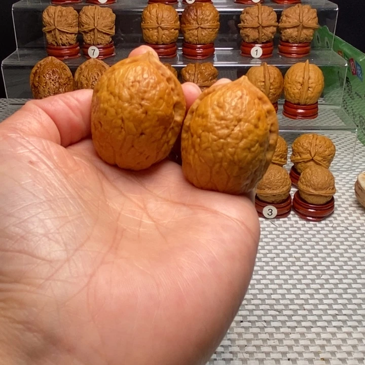 把件文玩核桃41粗筋大屁桃