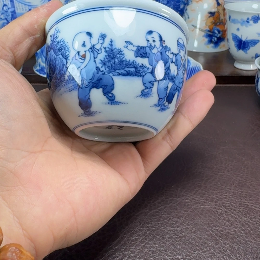 T***g瓷片当代景德镇陶瓷手绘茶具