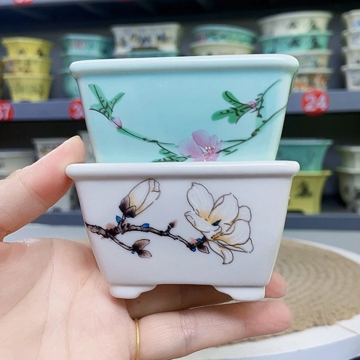 紫砂花瓶紫砂花盆