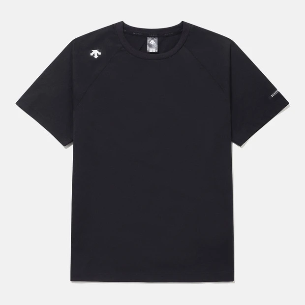 DESCENTE/迪桑特运动休闲舒适短袖男女简约百搭圆领T恤SQ211UTS41