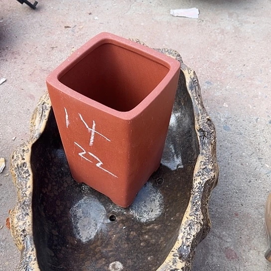 紫砂花盆透气花盆