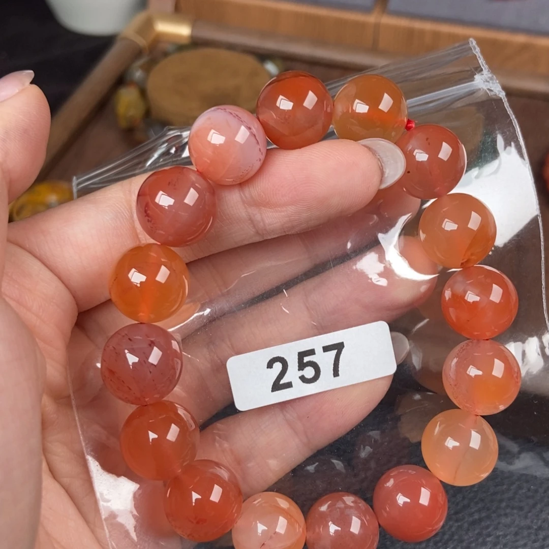 南红玛瑙未镶嵌手链