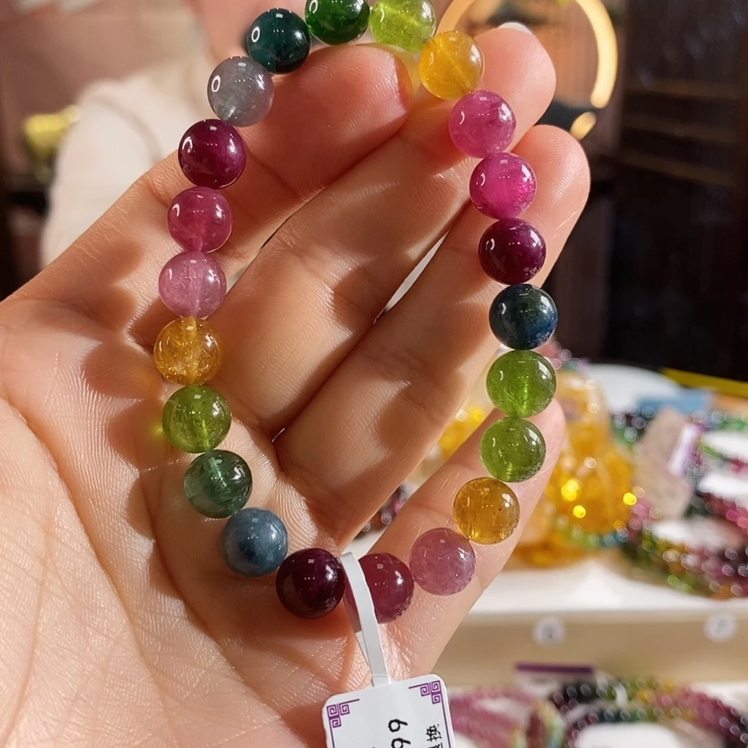 未镶嵌手链碧玺G2626085素圈颜色微差