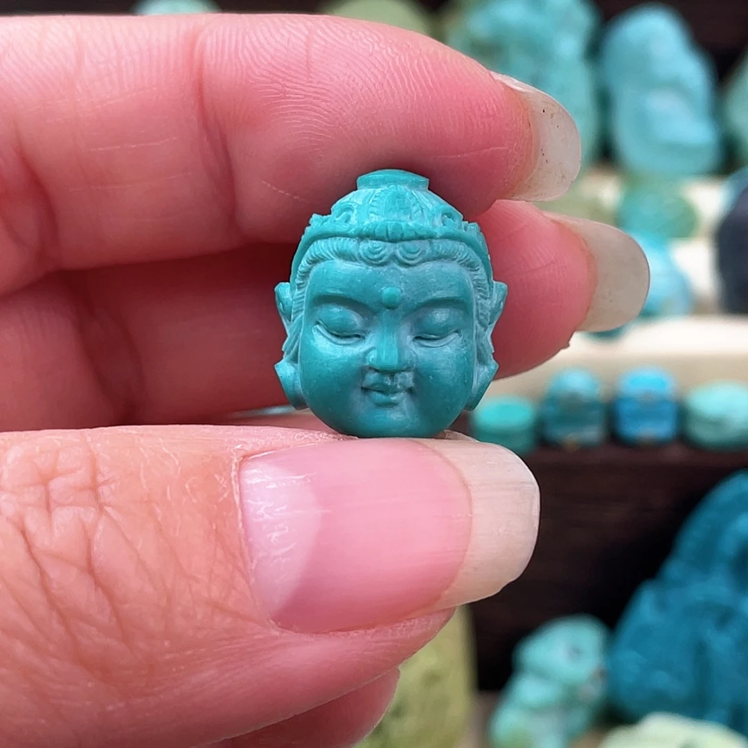 四***季绿松石未镶嵌平安扣