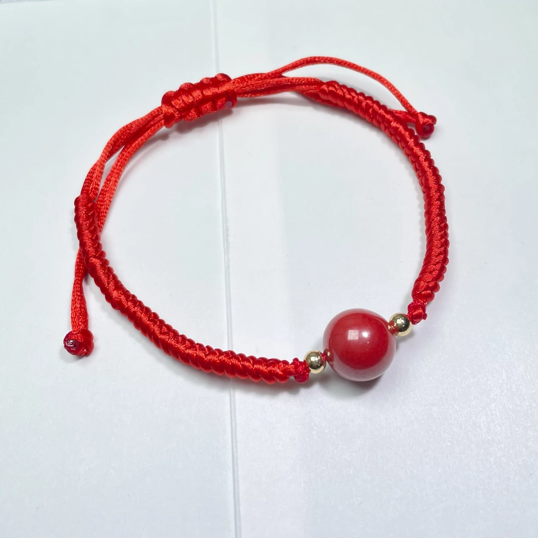 含辰砂工艺品20%含量朱砂手绳 KT24120409