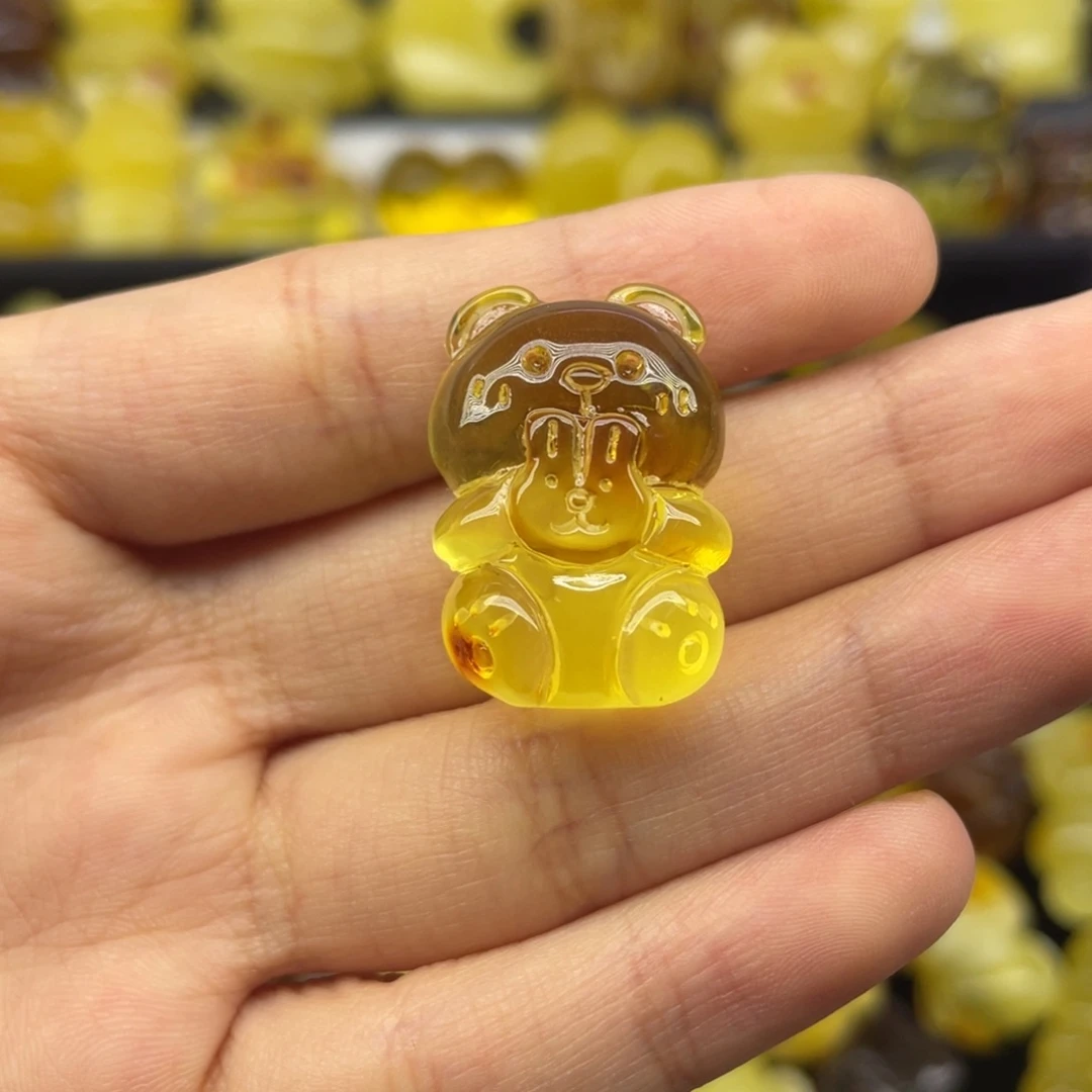 琥珀未镶嵌裸石天然琥珀蜜蜡