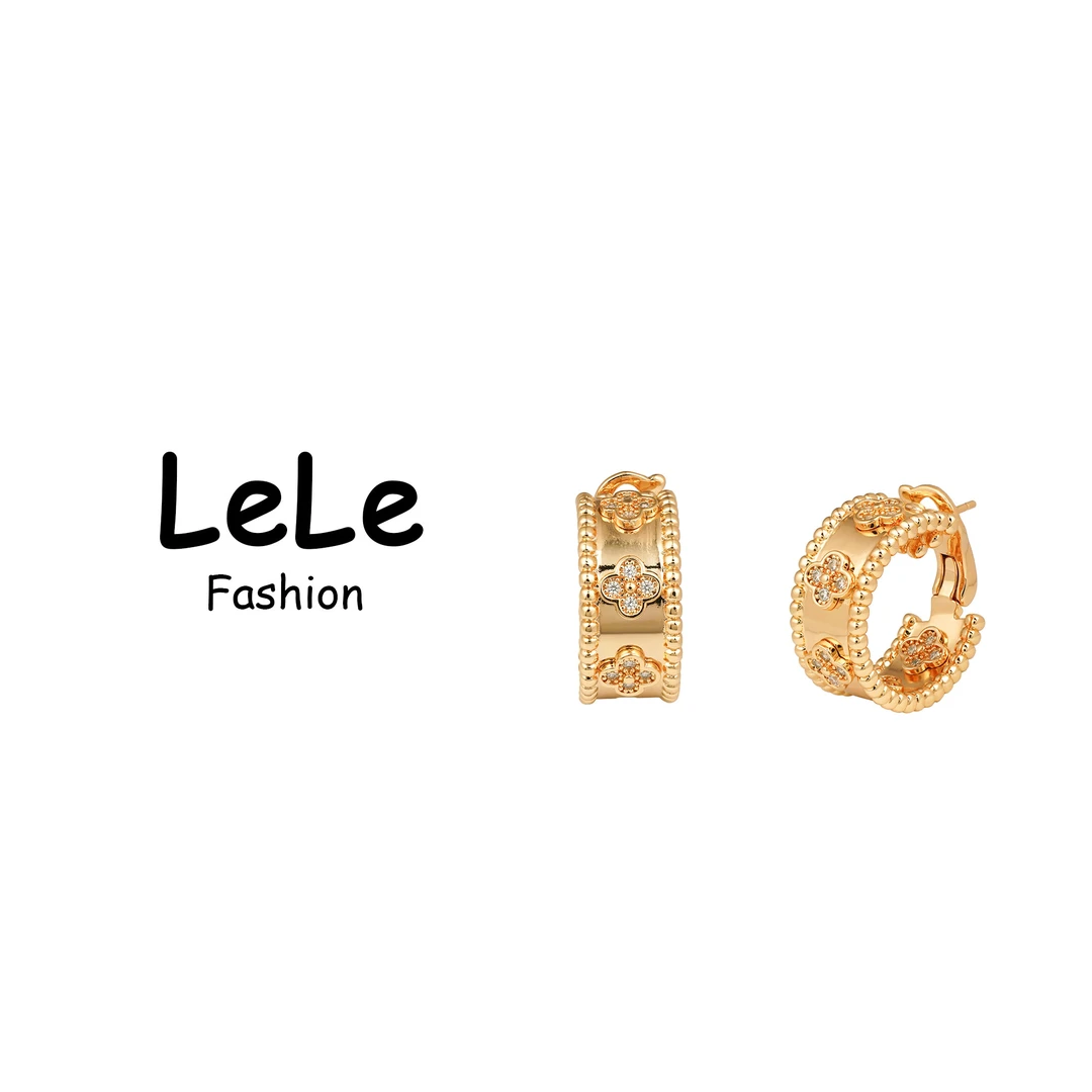 铜合金耳饰 【2224】LeLe 高奢耳拍  精美百搭简约时尚