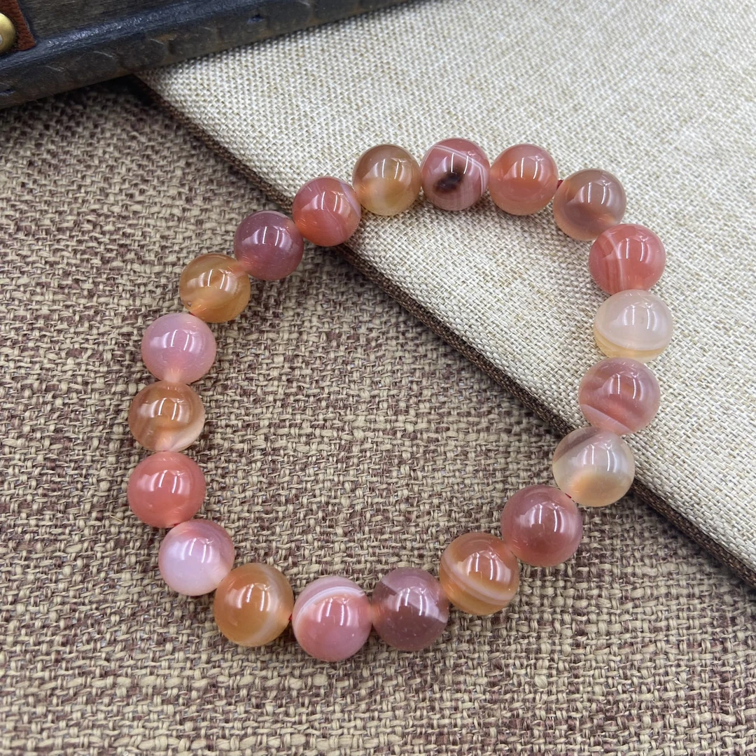 非金属珐琅手链 5380   粉红色手链精致时尚