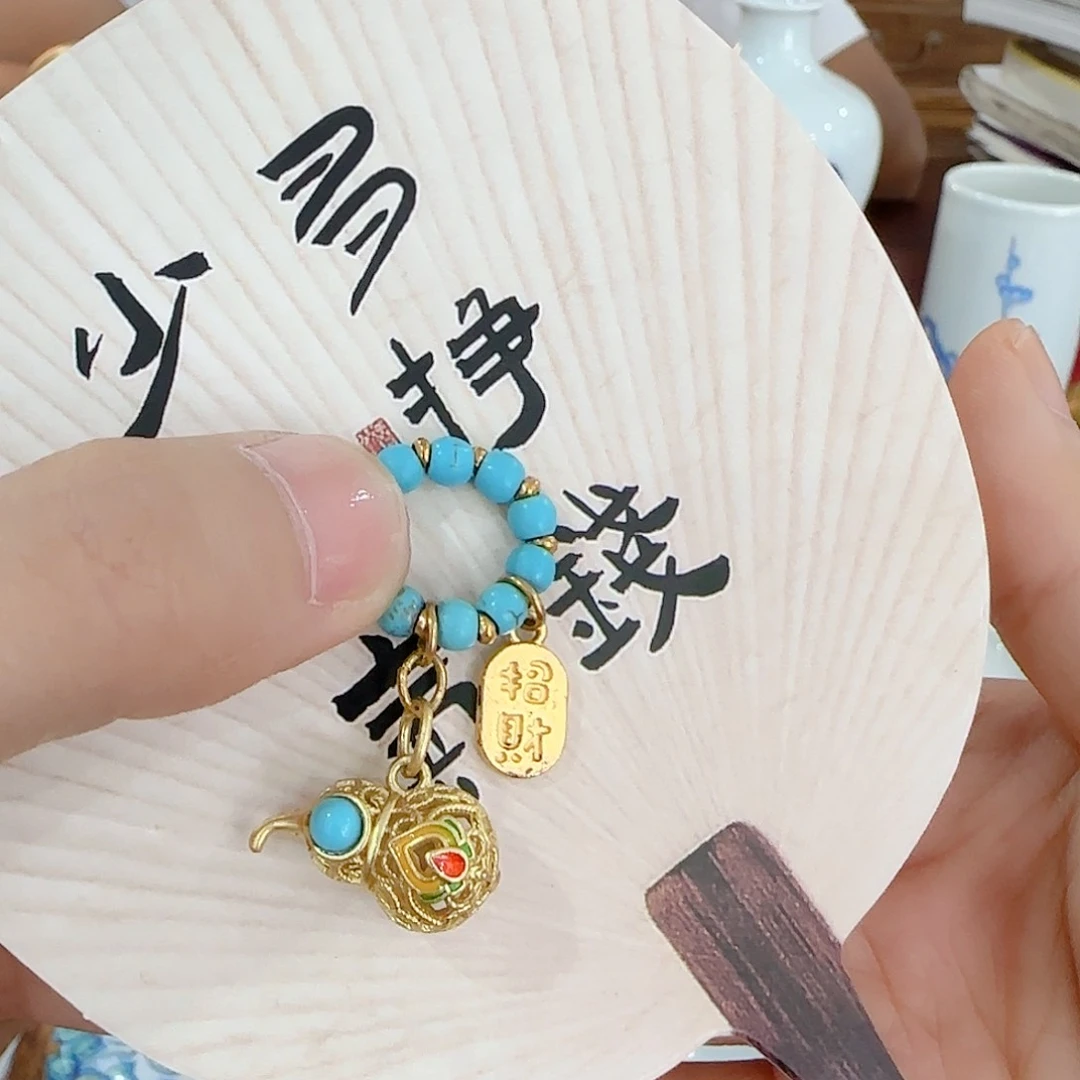 绿松盖碗壶小滴溜