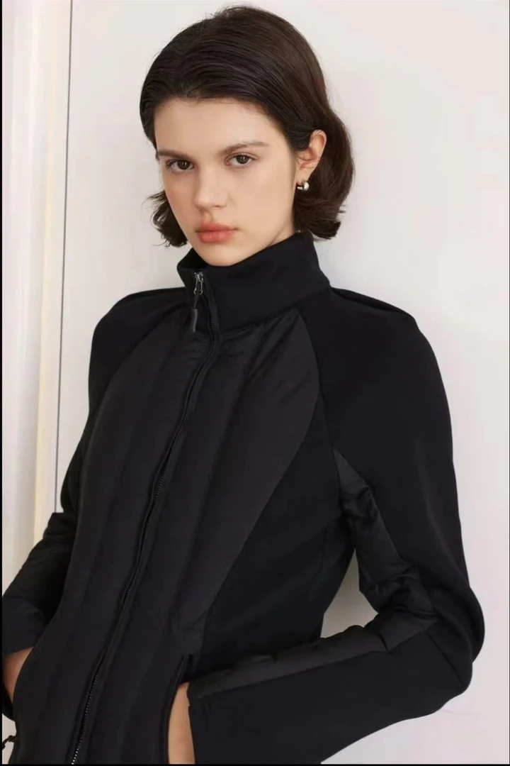 【DHLS】瑜伽拼接羽绒服女