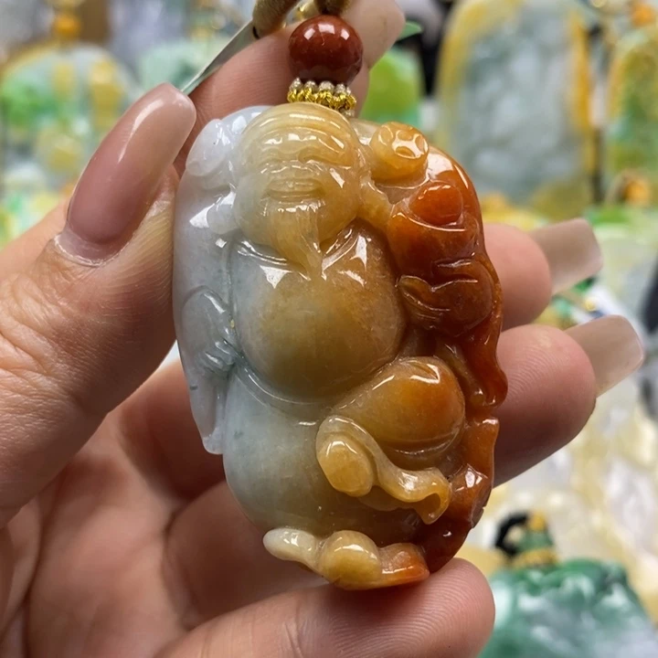 翡翠未镶嵌颈饰天然a货翡翠