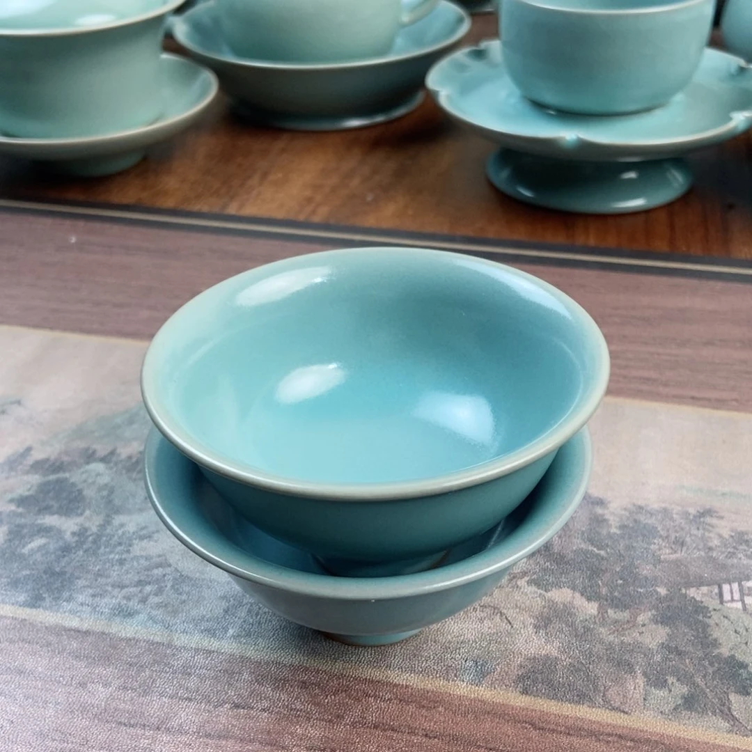 摆件原产地原矿汝瓷～茶器