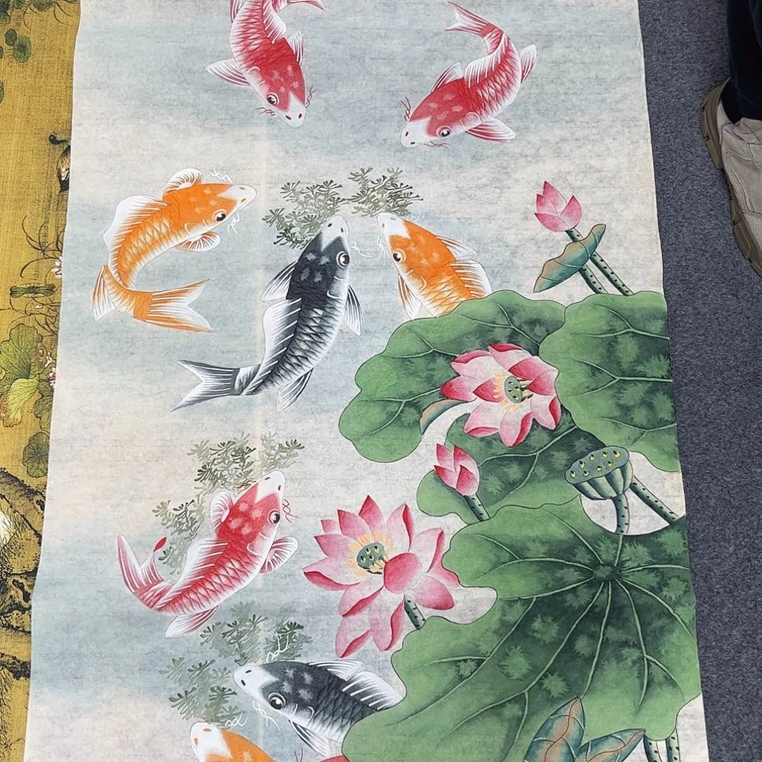 国画宣纸国画纯手绘作品