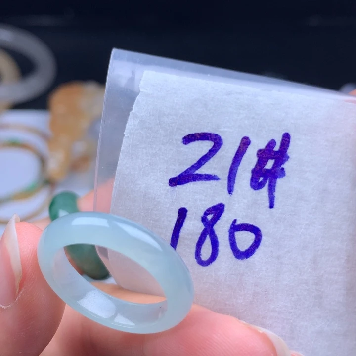 未镶嵌戒指翡翠戒圈